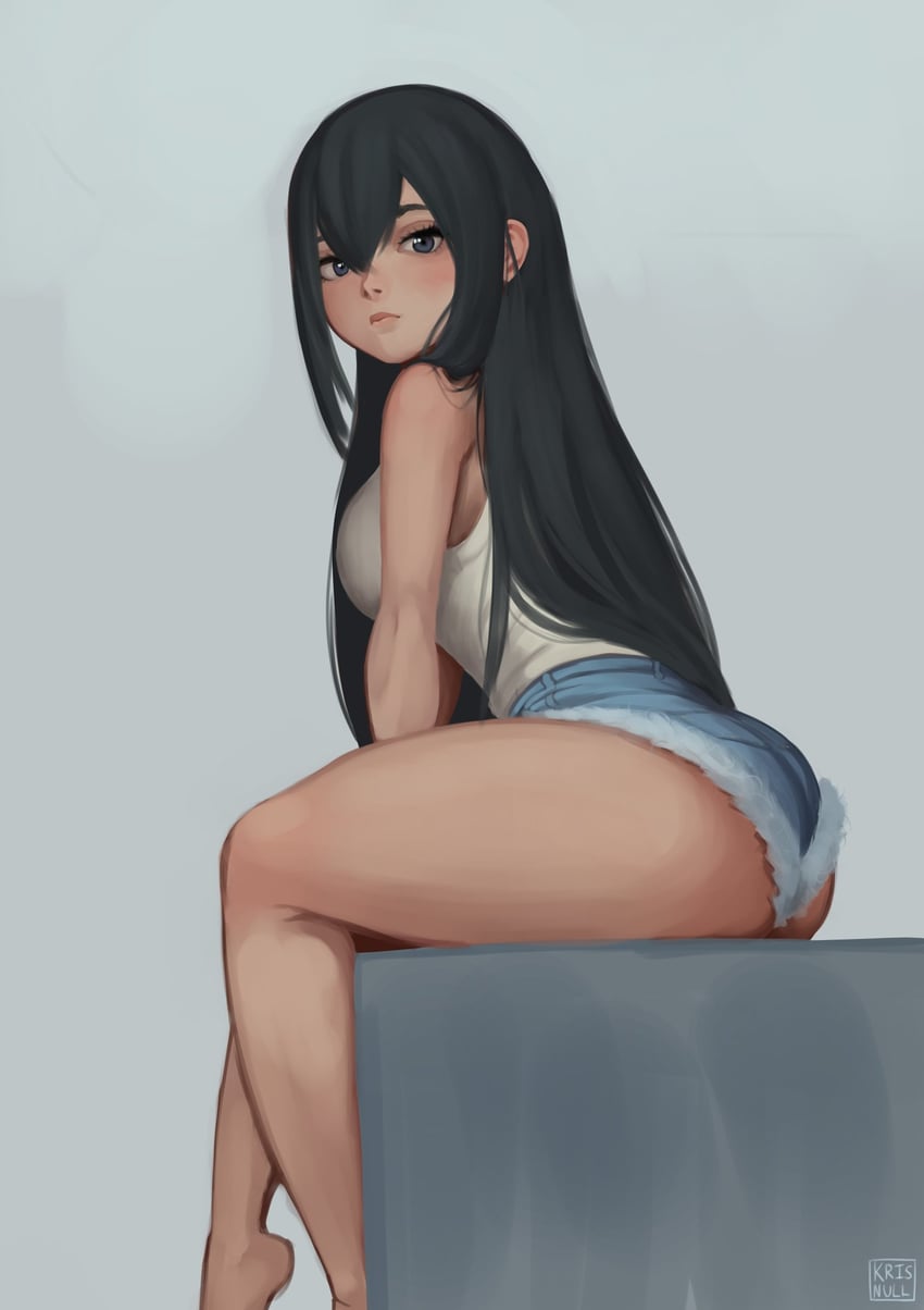asui tsuyu (boku no hero academia) drawn by kris_null
