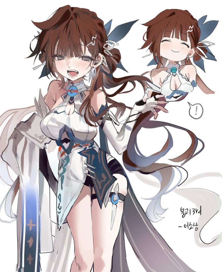 li sushang (honkai and 1 more) drawn by qqkkay