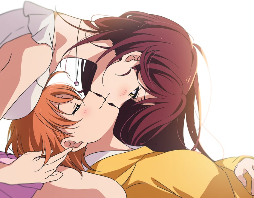 sakurauchi riko and takami chika (love live! and 1 more) drawn by kougi_hiroshi
