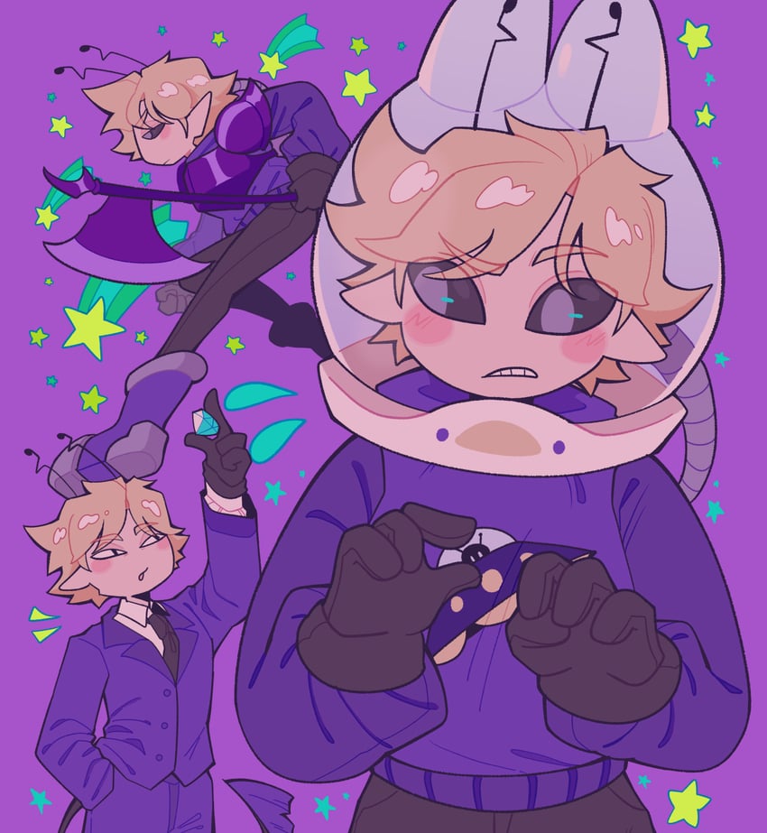 purpled (minecraft youtube and 1 more) drawn by vivi_(viridescenttemple)
