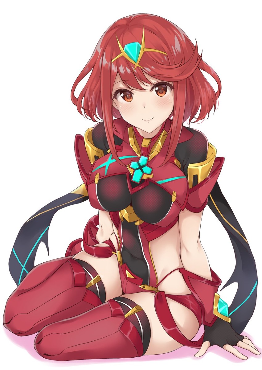 pyra (xenoblade chronicles and 1 more) drawn by tetora_(yumejihuka)