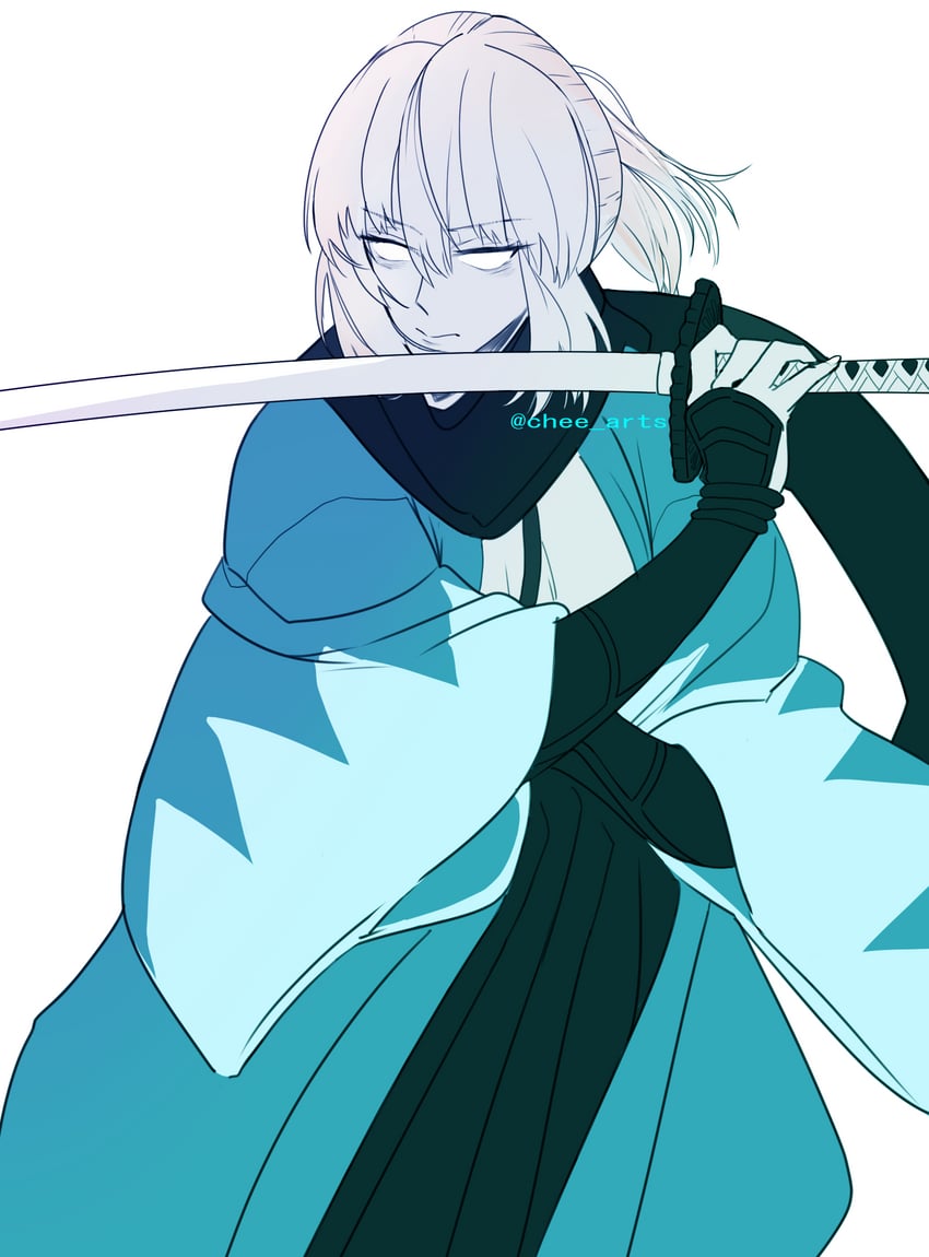 okita souji (fate and 1 more) drawn by chee_arts