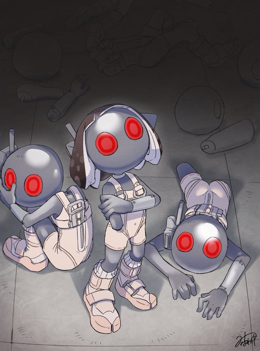 parallel canon (splatoon and 2 more) drawn by minawake_(azuma-m)