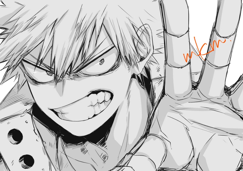 bakugou katsuki (boku no hero academia) drawn by mkm_(mkm_storage)