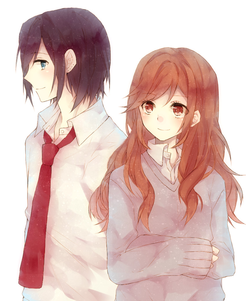 miyamura izumi and hori kyouko (hori-san to miyamura-kun) drawn by rian_(usamin228)