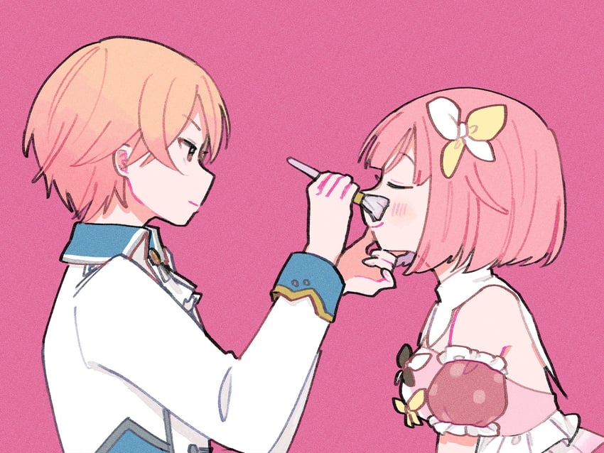 ootori emu and tenma tsukasa (project sekai) drawn by 6_utotsumi