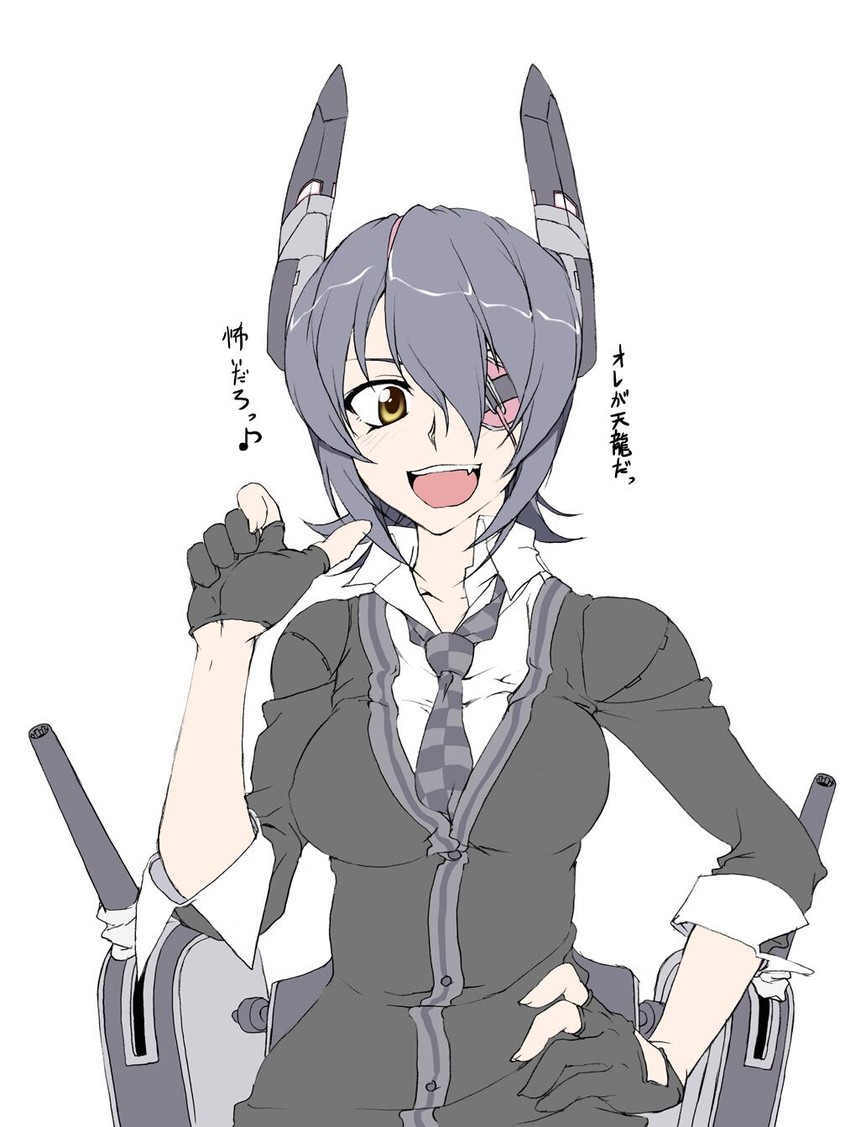 tenryuu (kantai collection) drawn by elf_(stroll_in_the_woods)