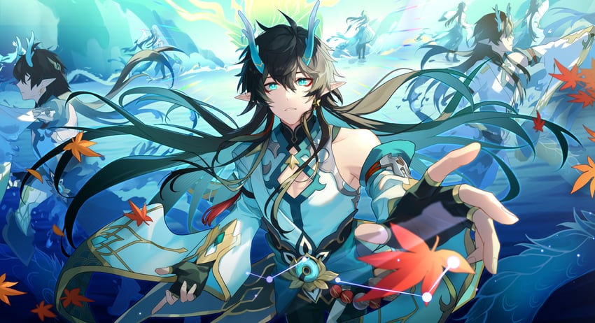 dan heng (honkai and 1 more) drawn by notstk