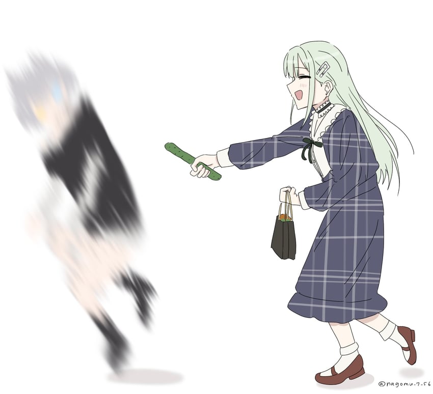 wakaba mutsumi and kaname raana (bang dream! and 1 more) drawn by nagomu_7_56