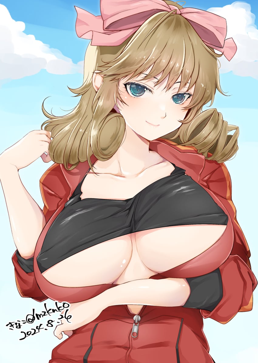 haruka (senran kagura and 2 more) drawn by kinako_(mzknk0)