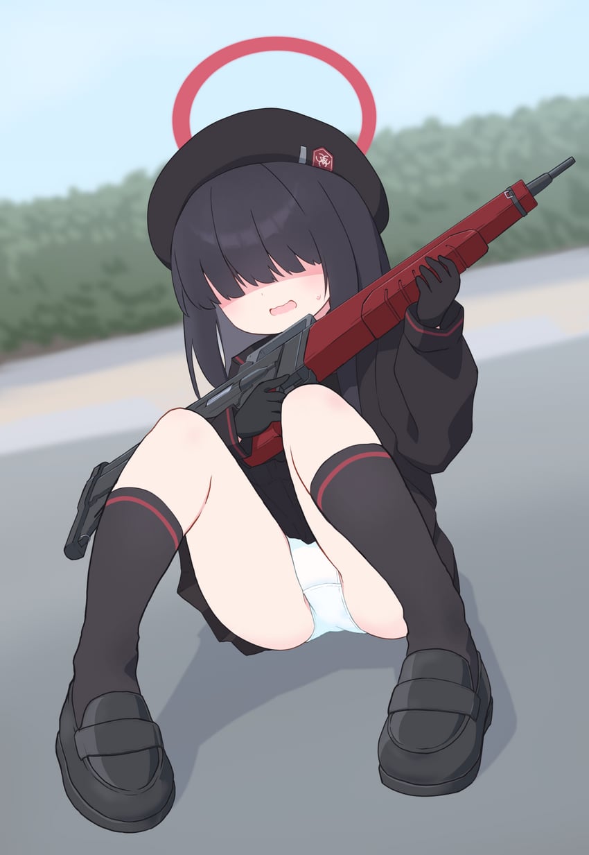 justice task force member (blue archive) drawn by paskmel