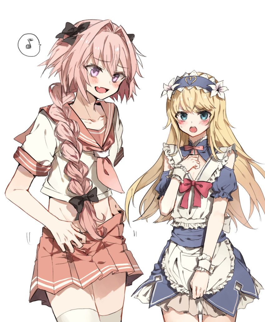 astolfo and chevalier d'eon (fate and 2 more) drawn by chibirisu