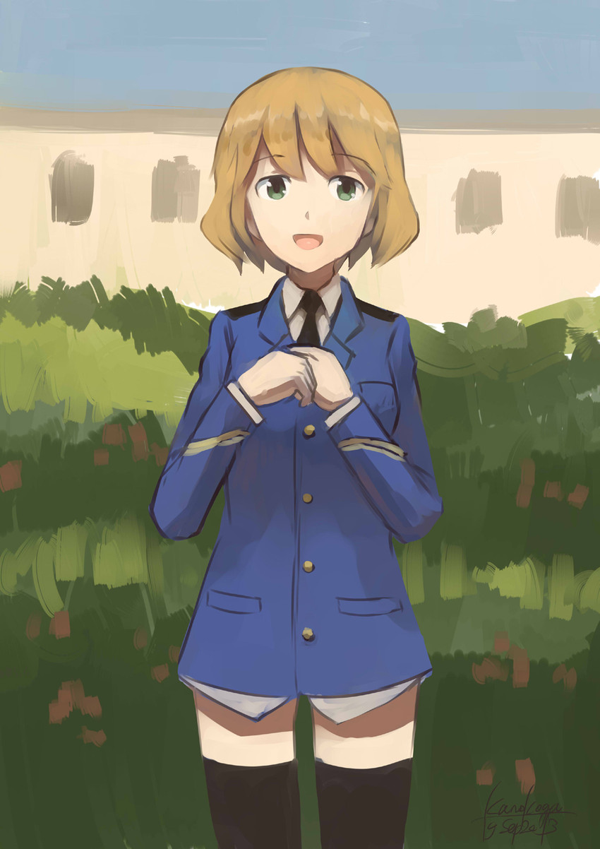 amelie planchard (world witches series and 1 more) drawn by kanokoga