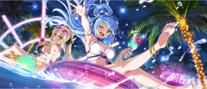 aqua and darkness (kono subarashii sekai ni shukufuku wo! and 1 more)