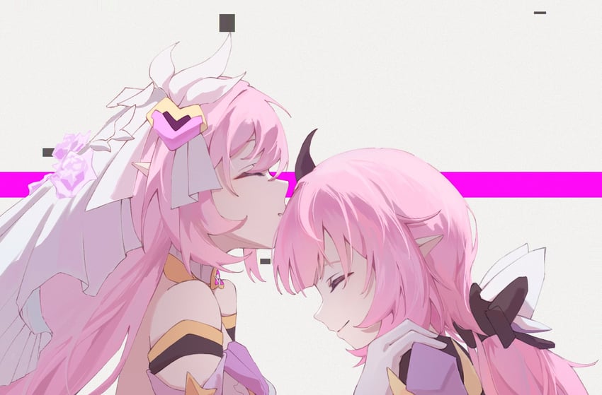 elysia (honkai and 1 more) drawn by rio_(user_kzxp8757)