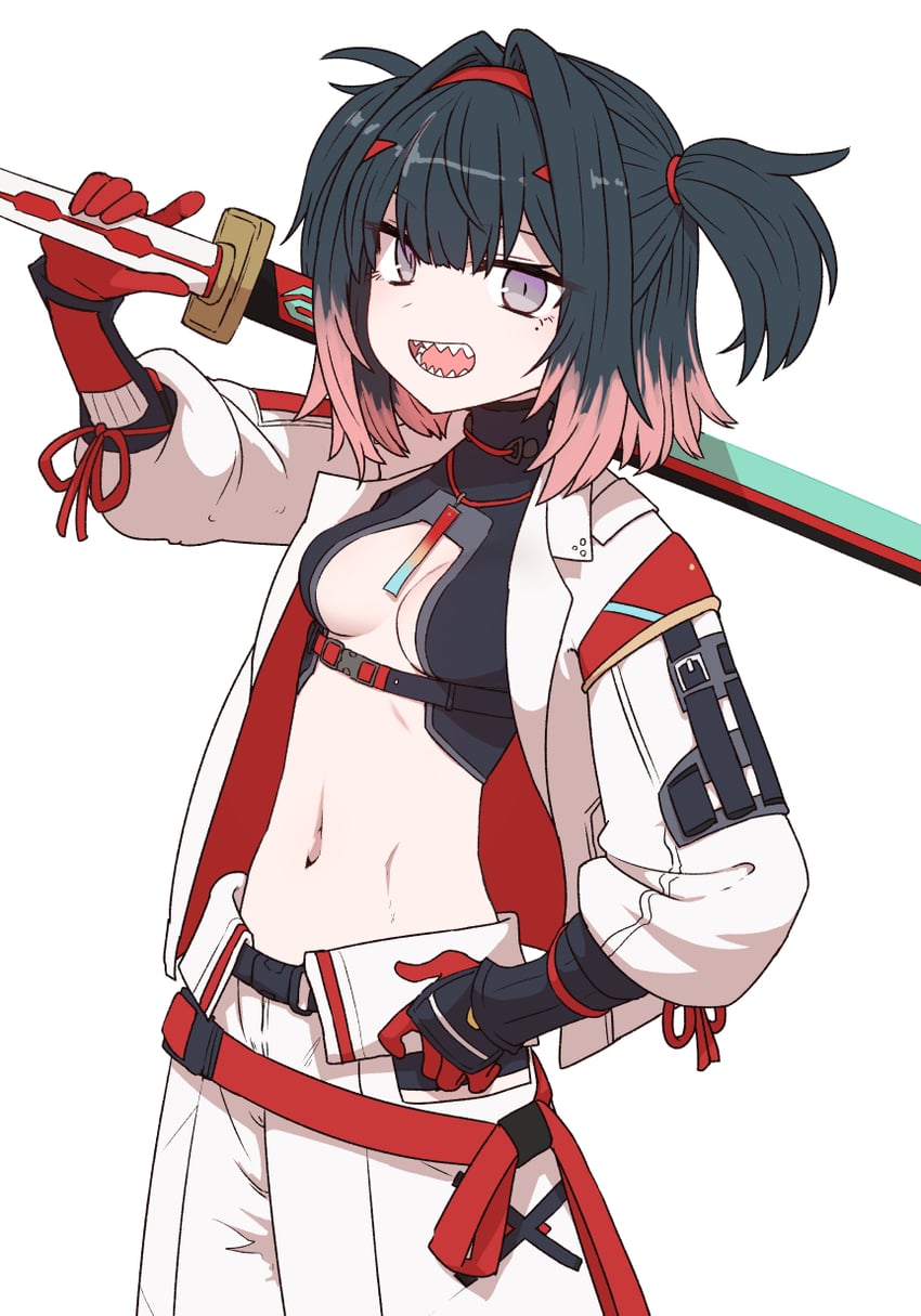 hisui (black survival and 1 more) drawn by sumiyao_(amam)