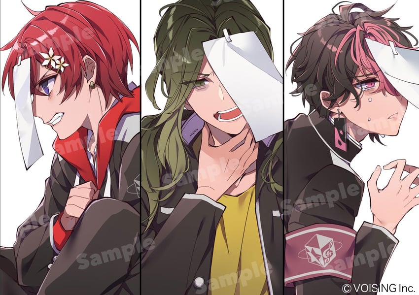 coe., yusuke, and lan (lost one no goukoku and 3 more) drawn by luka_ooooo