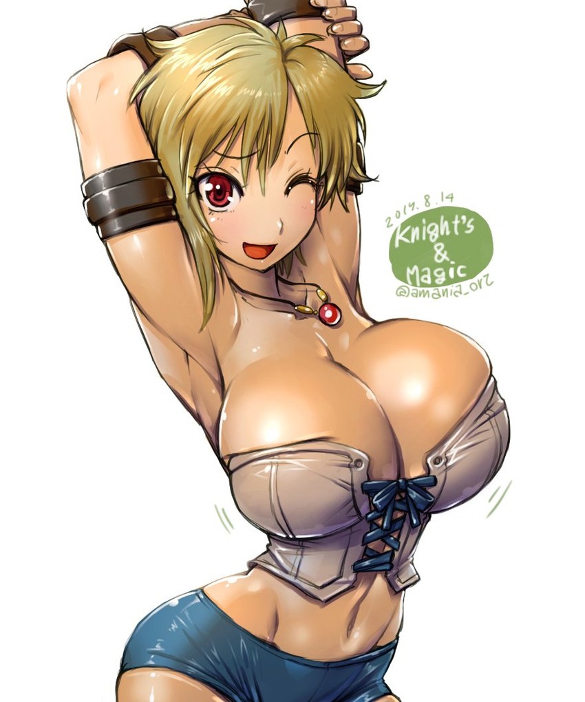 helvi oberg (knight's & magic) drawn by amania_orz