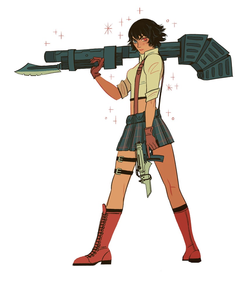 lady (devil may cry and 1 more) drawn by sarakipin