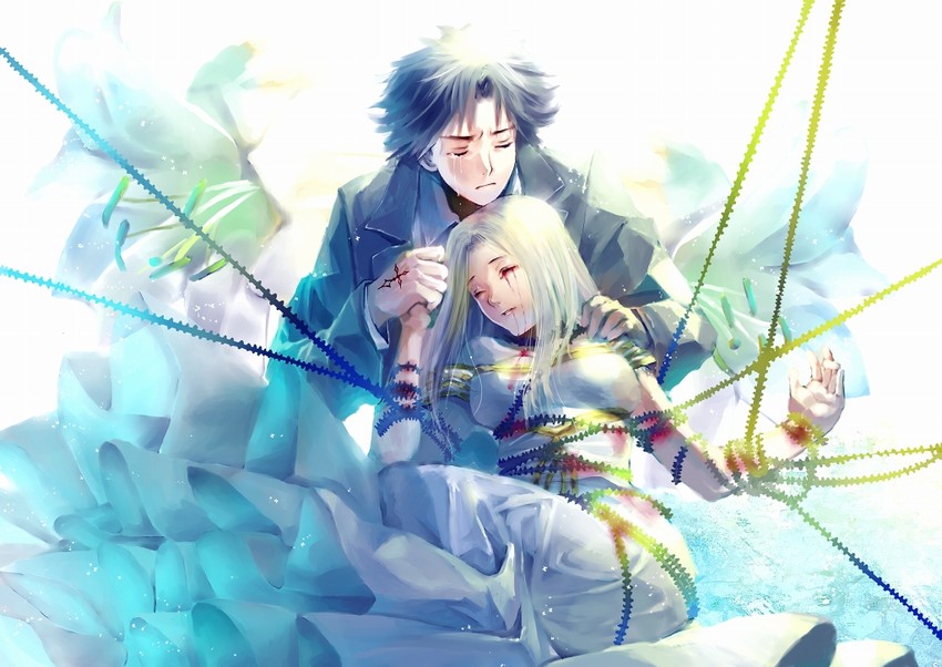 emiya kiritsugu and irisviel von einzbern (fate and 1 more) drawn by ninnnikujam