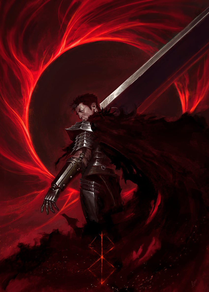 guts (berserk) drawn by alvarojh_art