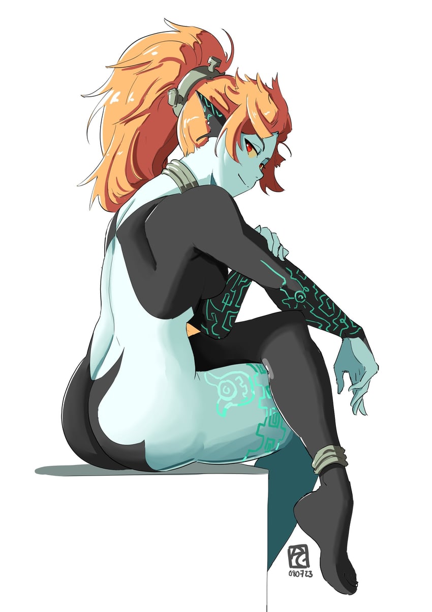 midna (the legend of zelda and 1 more) drawn by automatic_giraffe