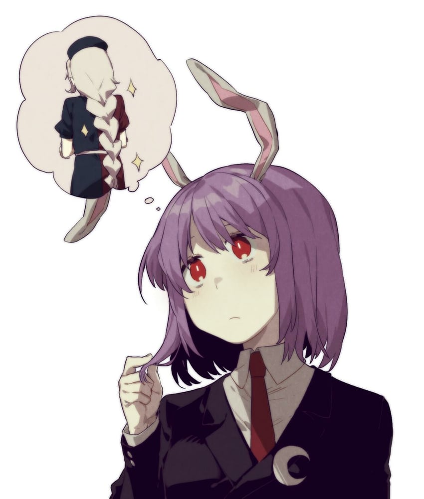 reisen udongein inaba and yagokoro eirin (touhou) drawn by inaba_win