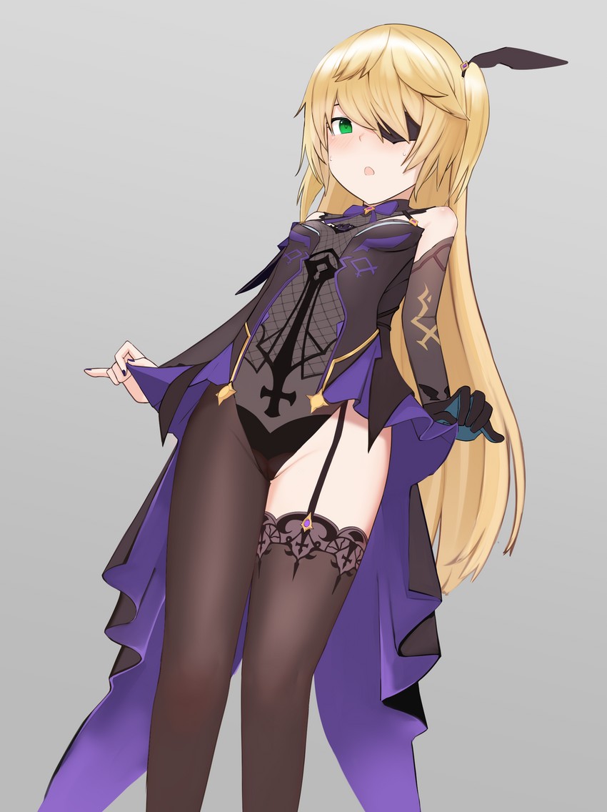 fischl (genshin impact) drawn by ok1teru