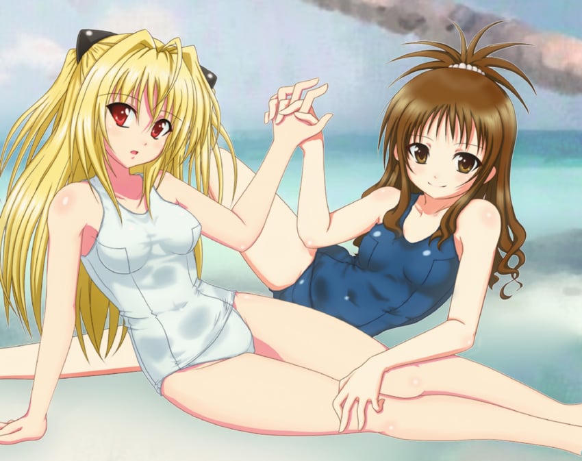 konjiki no yami and yuuki mikan (to love-ru) drawn by fuoru
