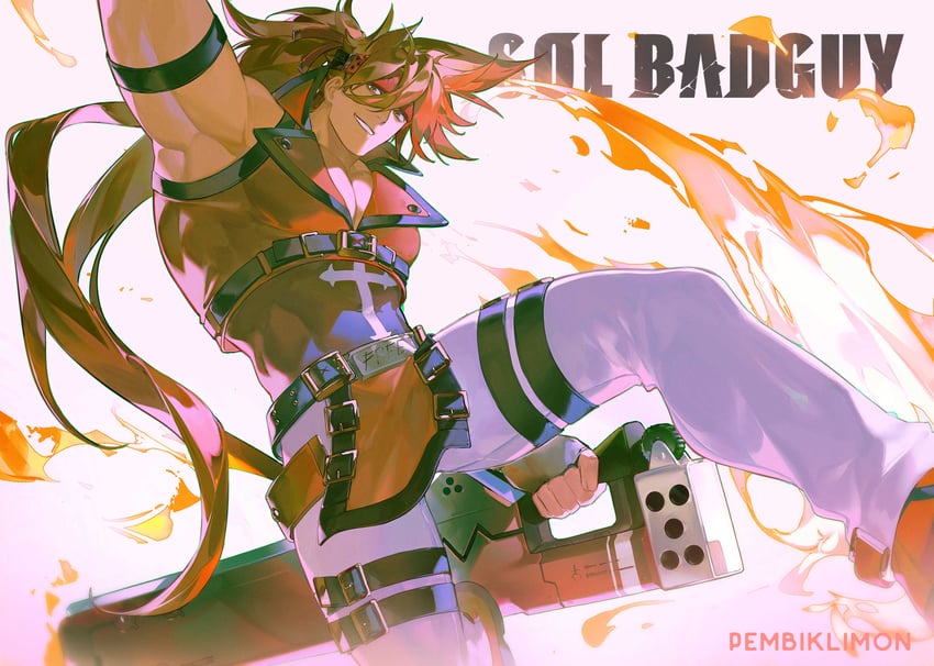 sol badguy (guilty gear and 1 more) drawn by pembiklimon
