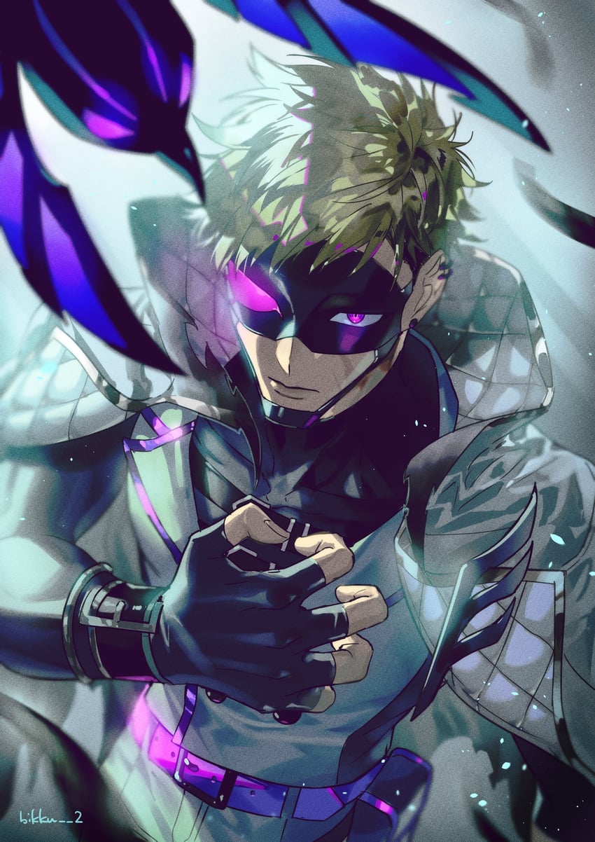 vantacrow bringer and kurococco (nijisanji and 1 more) drawn by bikkusama