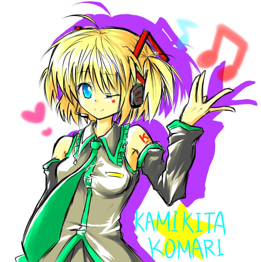 hatsune miku and kamikita komari (vocaloid and 1 more) drawn by ototachibana_rai