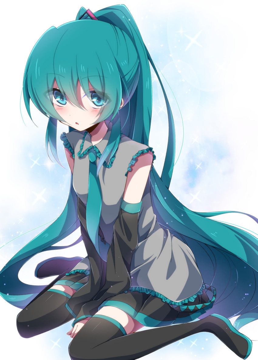 hatsune miku (vocaloid) drawn by aosaki_yato
