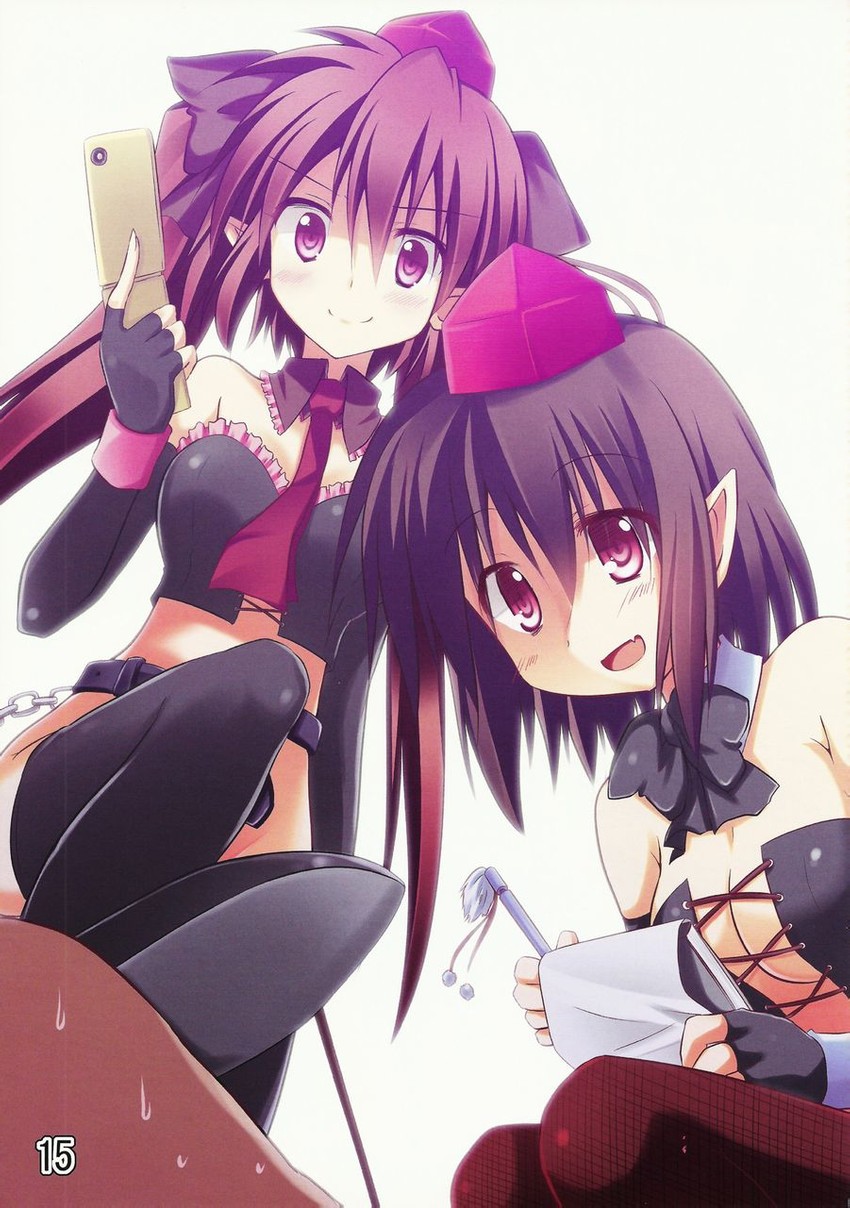 shameimaru aya and himekaidou hatate (touhou) drawn by akane_souichi