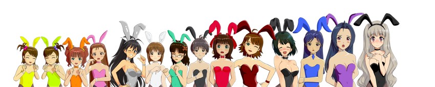 hoshii miki, kisaragi chihaya, amami haruka, kikuchi makoto, shijou takane, and 10 more (idolmaster and 1 more) drawn by terra_tiger and yugami