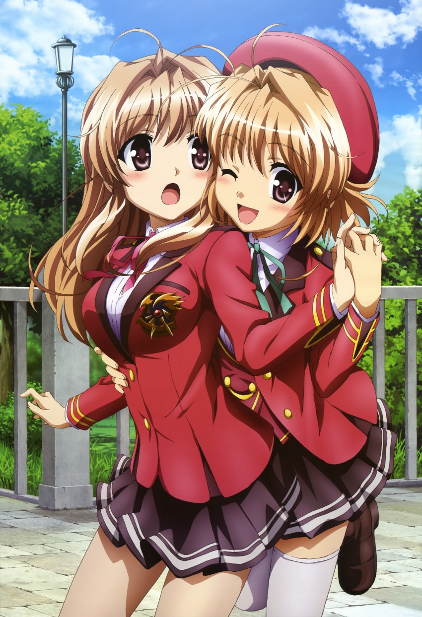 yuuki haruna and yuuki kanade (nyantype and 1 more) drawn by komatsu_mami