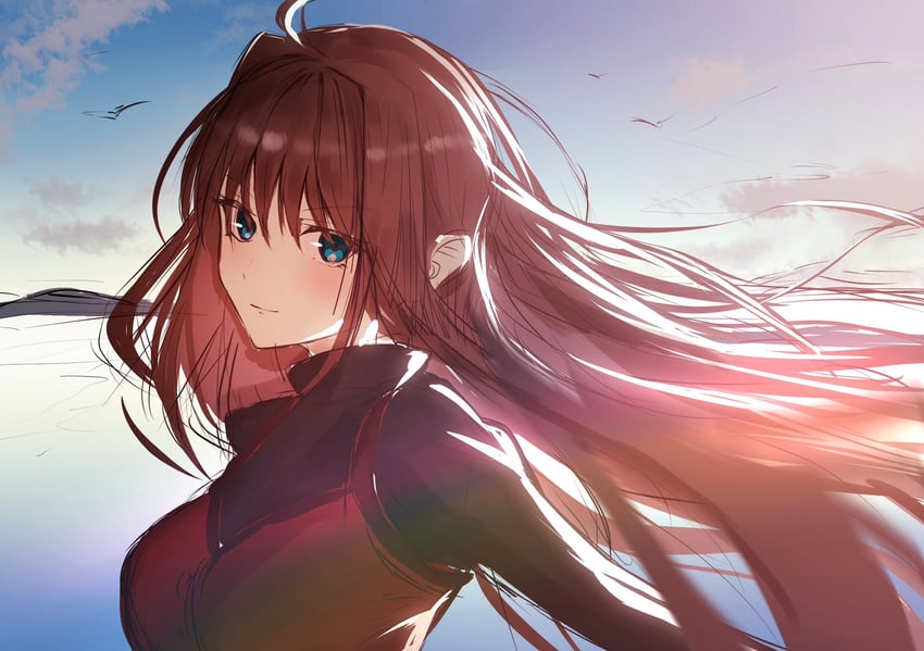 aozaki aoko (mahou tsukai no yoru) drawn by toomishou