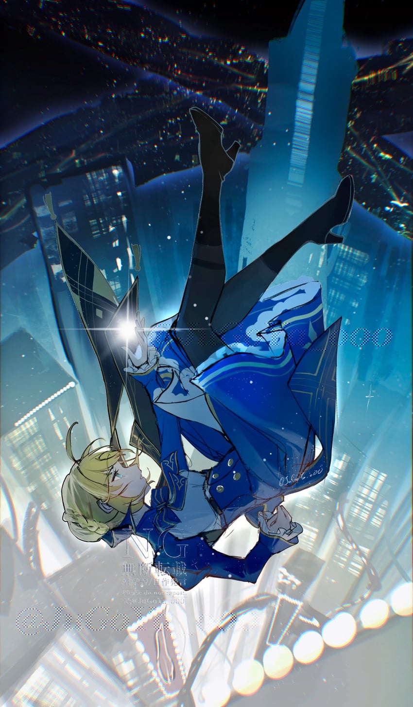 artoria pendragon and saber (fate and 3 more) drawn by stella_(105_yoru)