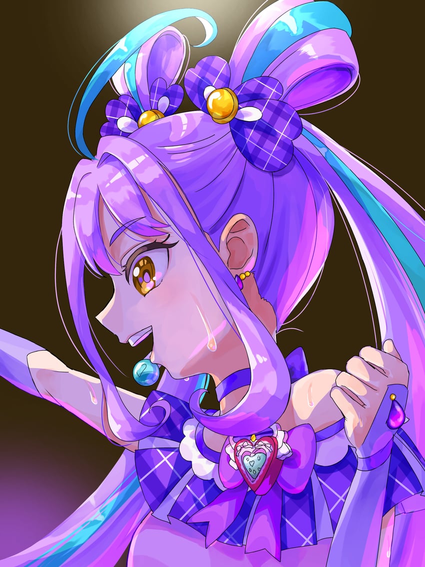 shigure kokoro and cure kyunkyun (precure and 1 more) drawn by yummi