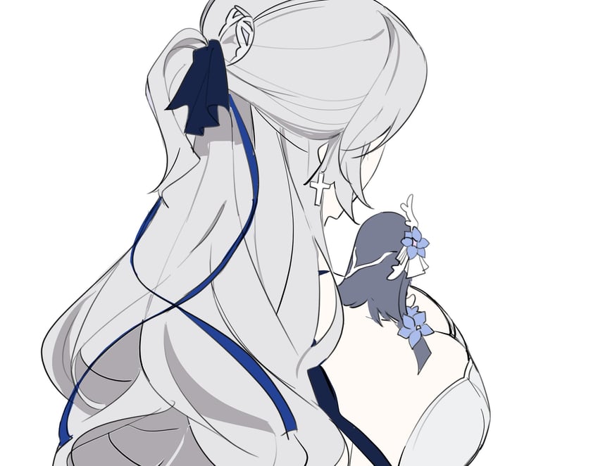 bronya zaychik and seele vollerei (honkai and 1 more) drawn by oldsprout1108