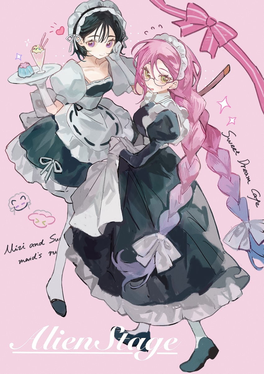 sua and mizi (alien stage) drawn by sea_foam