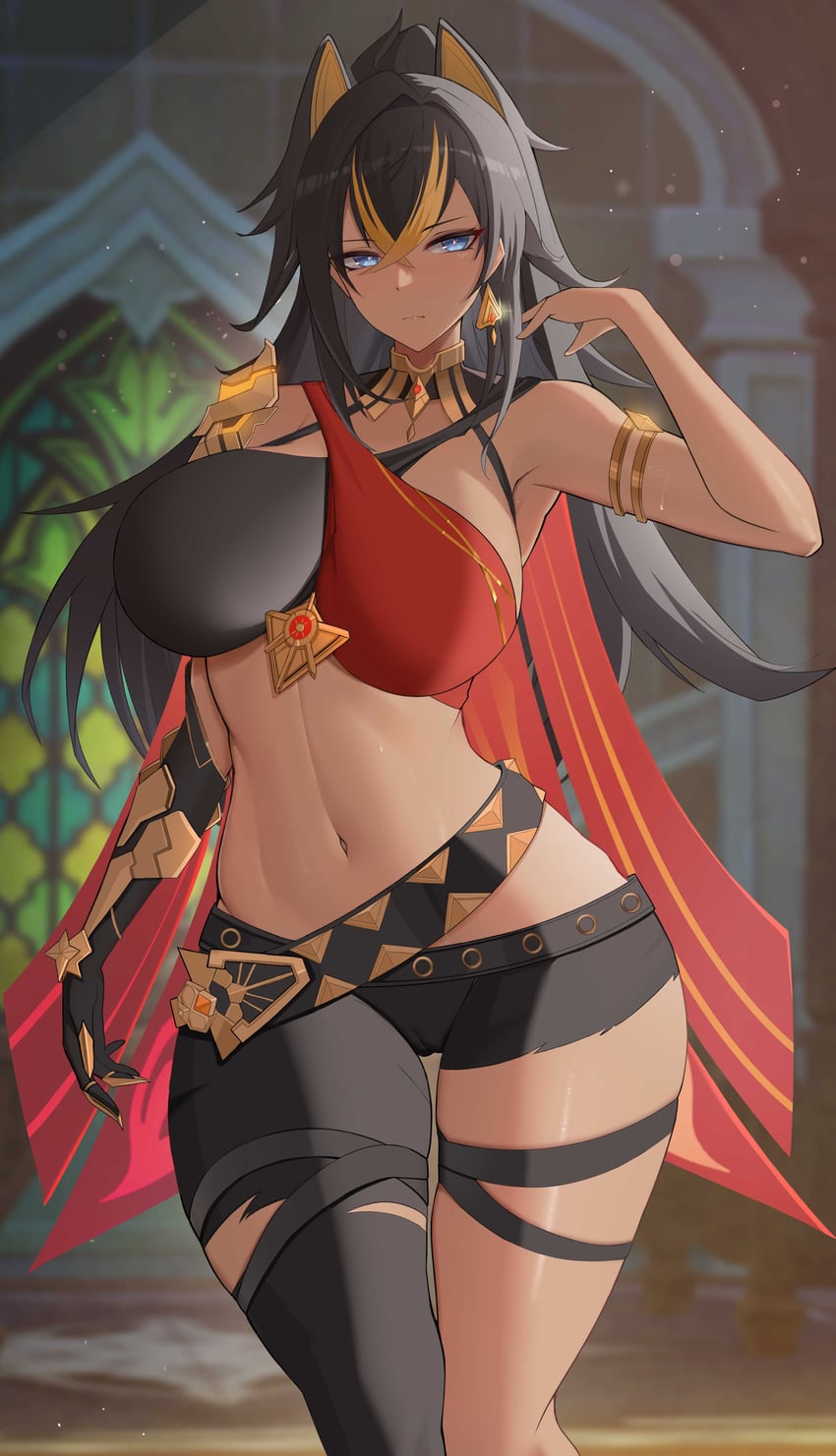 dehya (genshin impact) drawn by ultra-13