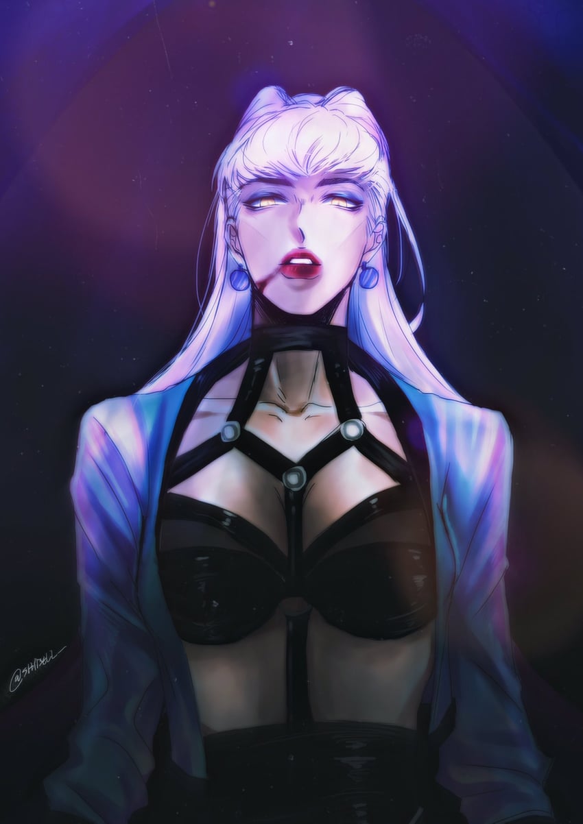 evelynn and k/da all out evelynn (league of legends) drawn by shibell