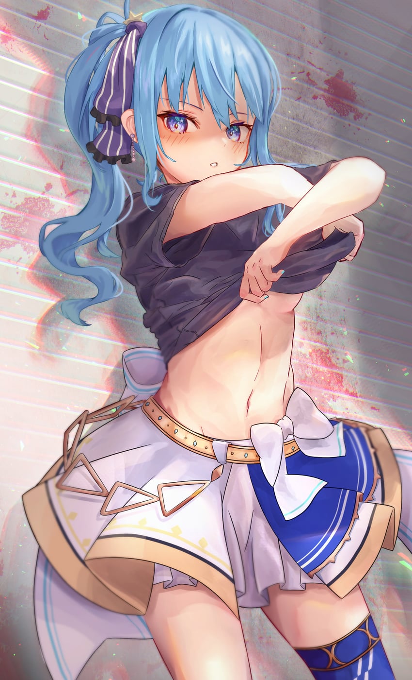 hoshimachi suisei (hololive) drawn by annmitsu114
