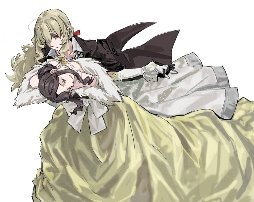 saijou claudine and tendou maya (shoujo kageki revue starlight) drawn by 9urodine