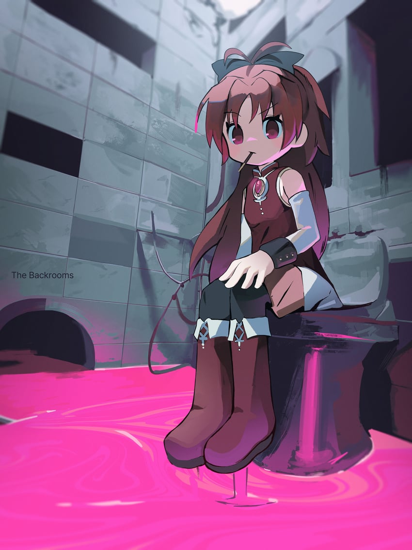 sakura kyoko (mahou shoujo madoka magica and 1 more) drawn by morizo_(morizoshop)