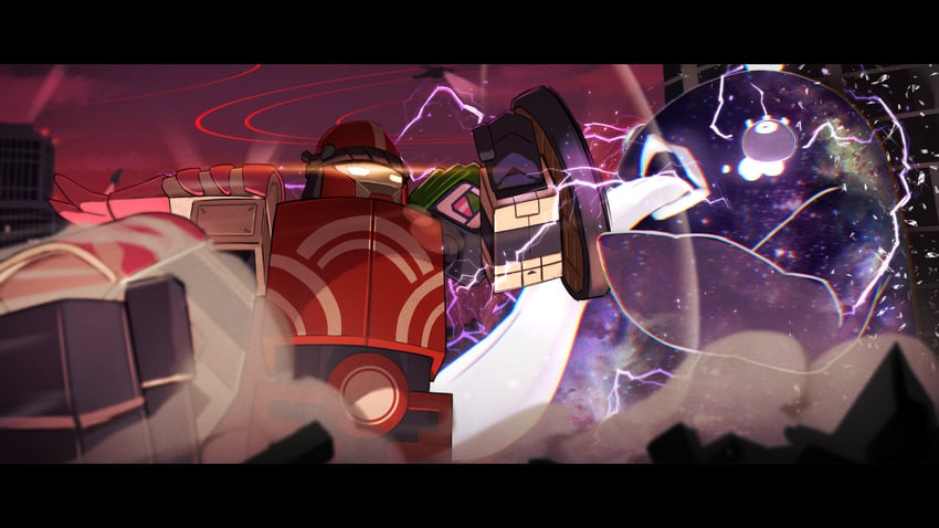 perorozilla and kaiten fx mk.0 (blue archive) drawn by kis_sako