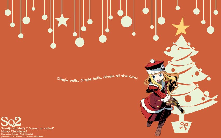 jack frost, gunner, and gunner 2 (sekaiju no meikyuu and 1 more) drawn by himukai_yuuji