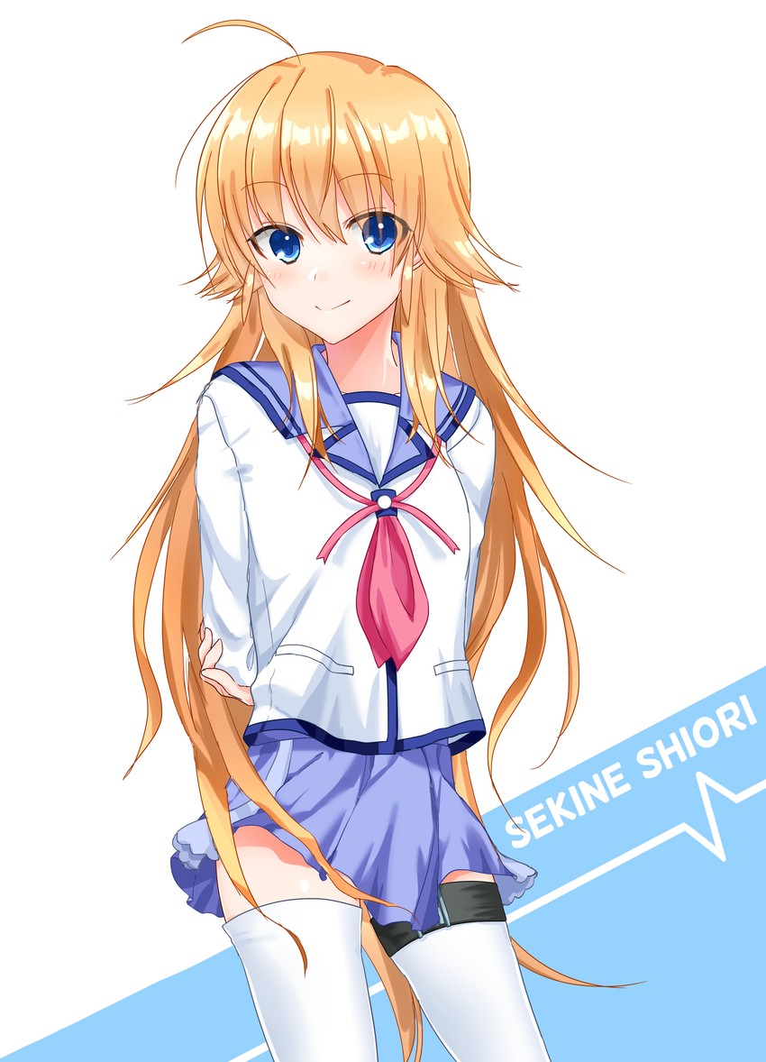 sekine shiori (angel beats!) drawn by zuzuhashi
