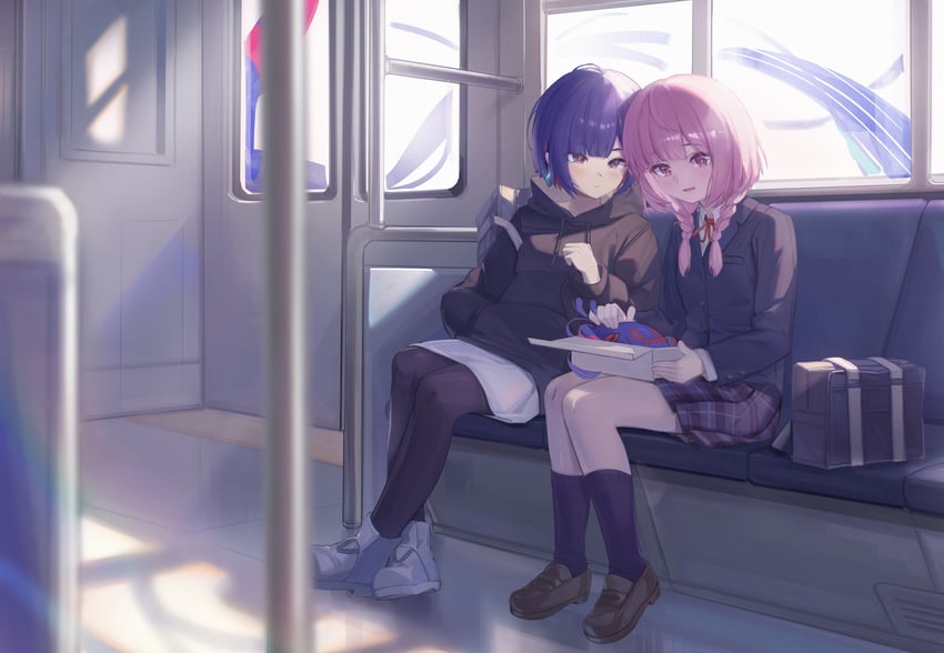 kaf and rim (kamitsubaki studio and 1 more) drawn by usagi_(usagiusgi628)